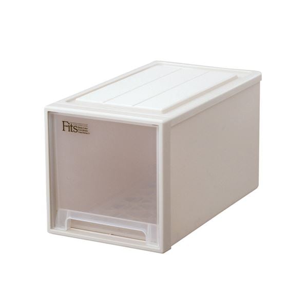 （まとめ） 天馬 Fits フィッツケース クローゼット W300×D530×H300mm カプチーノ L-30CAP 1個 (×2セット)