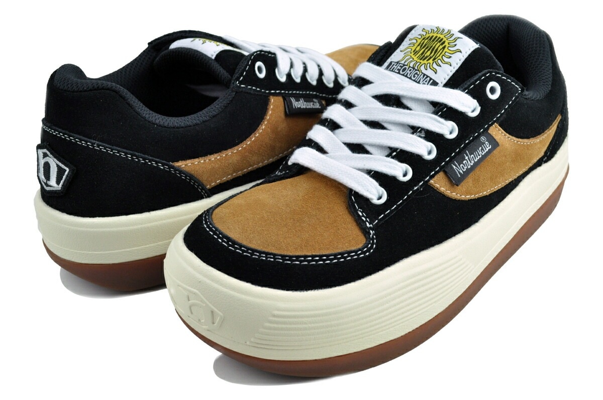 ノースウェーブ エスプレッソ スウェード ブラック ブラウン スエード 90s 復刻 厚底 スニーカー アフタースノーシューズ nw001-blb