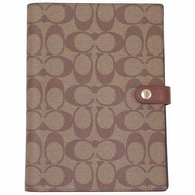 コーチ COACH アウトレット シグネチャー キャンバス ノート ブック カバー セット　カーキ 222 KHA　n220822 9,204円