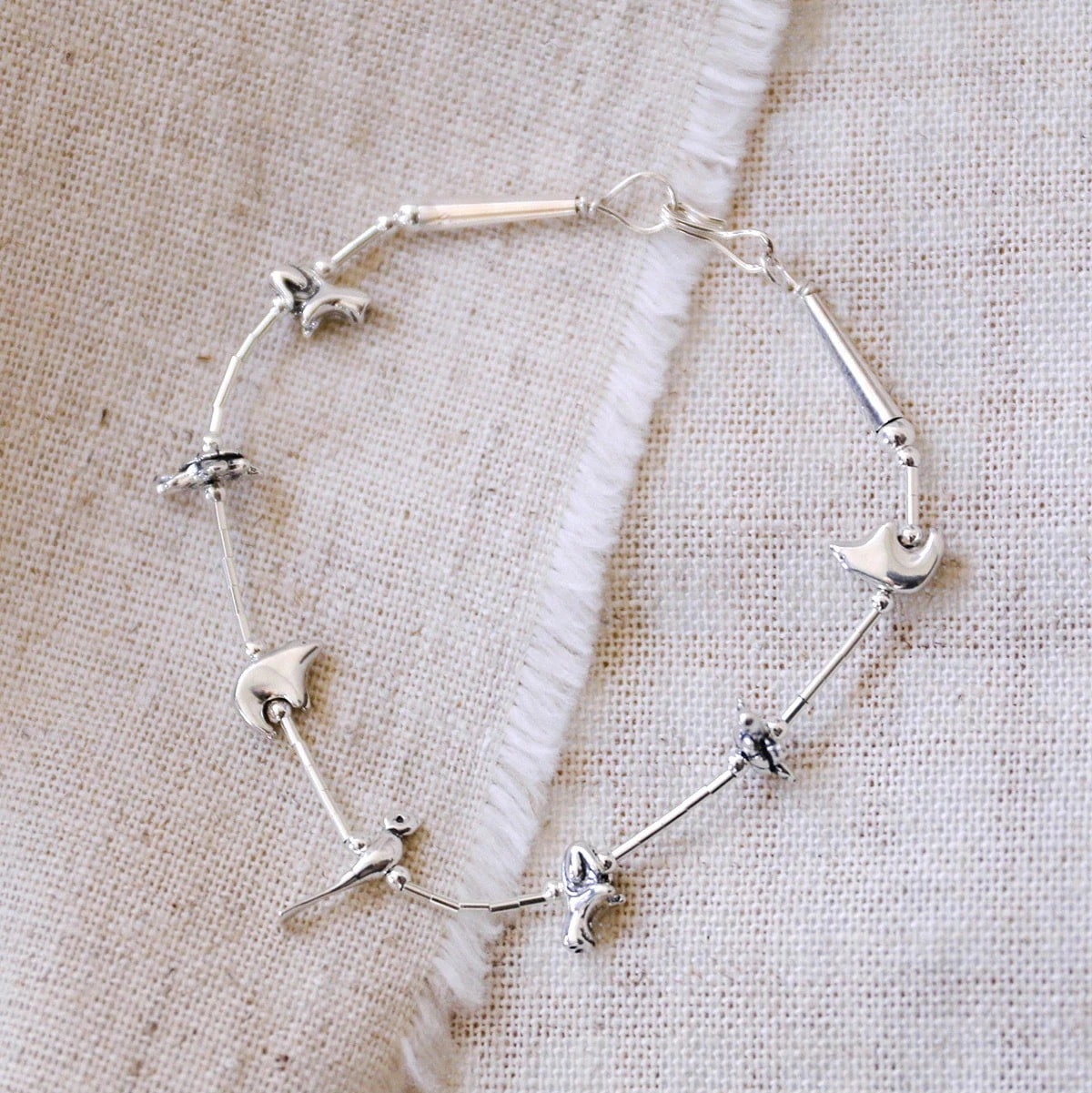 HARPO ハルポ ブレスレット Fetish bangle レディース アニマル ビーズ アクセサリー シルバー