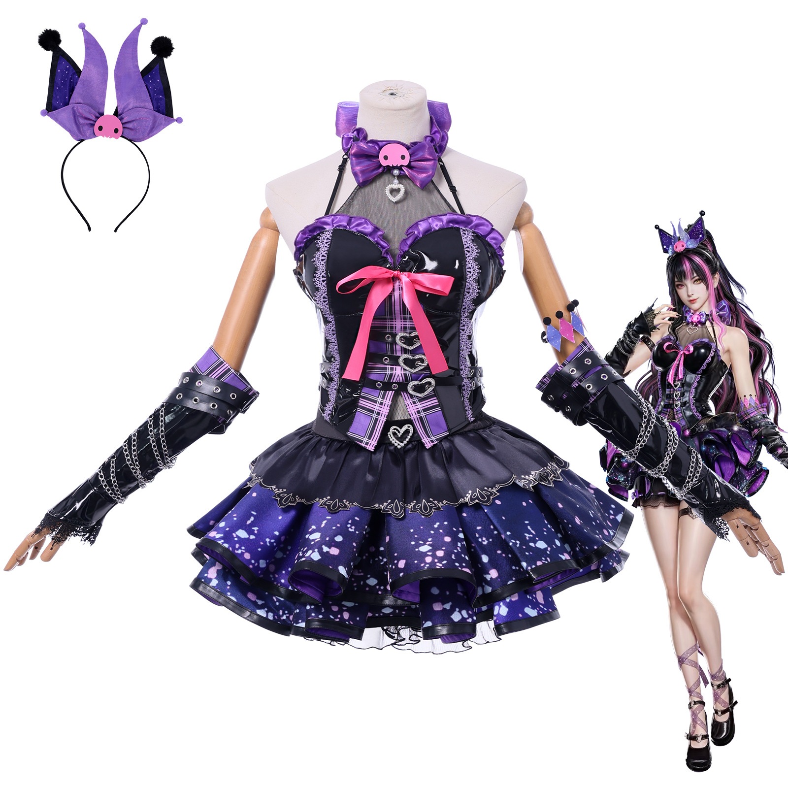 【人気爆売れ】永劫無間cos コスプレ コスチューム永劫無間連動金玉玲玲酷洛米コスプレ にじげんアニメいしょう