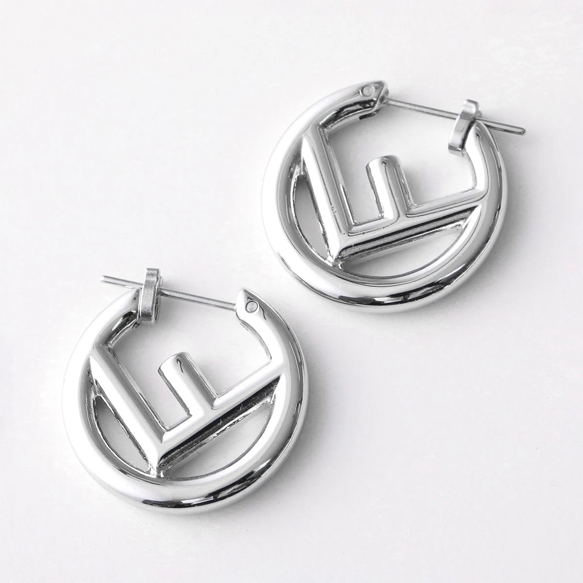 FENDI フェンディ ピアス F IS エフ イズ 8AG745 B08 レディース メタル フープ アクセサリー カラー3色