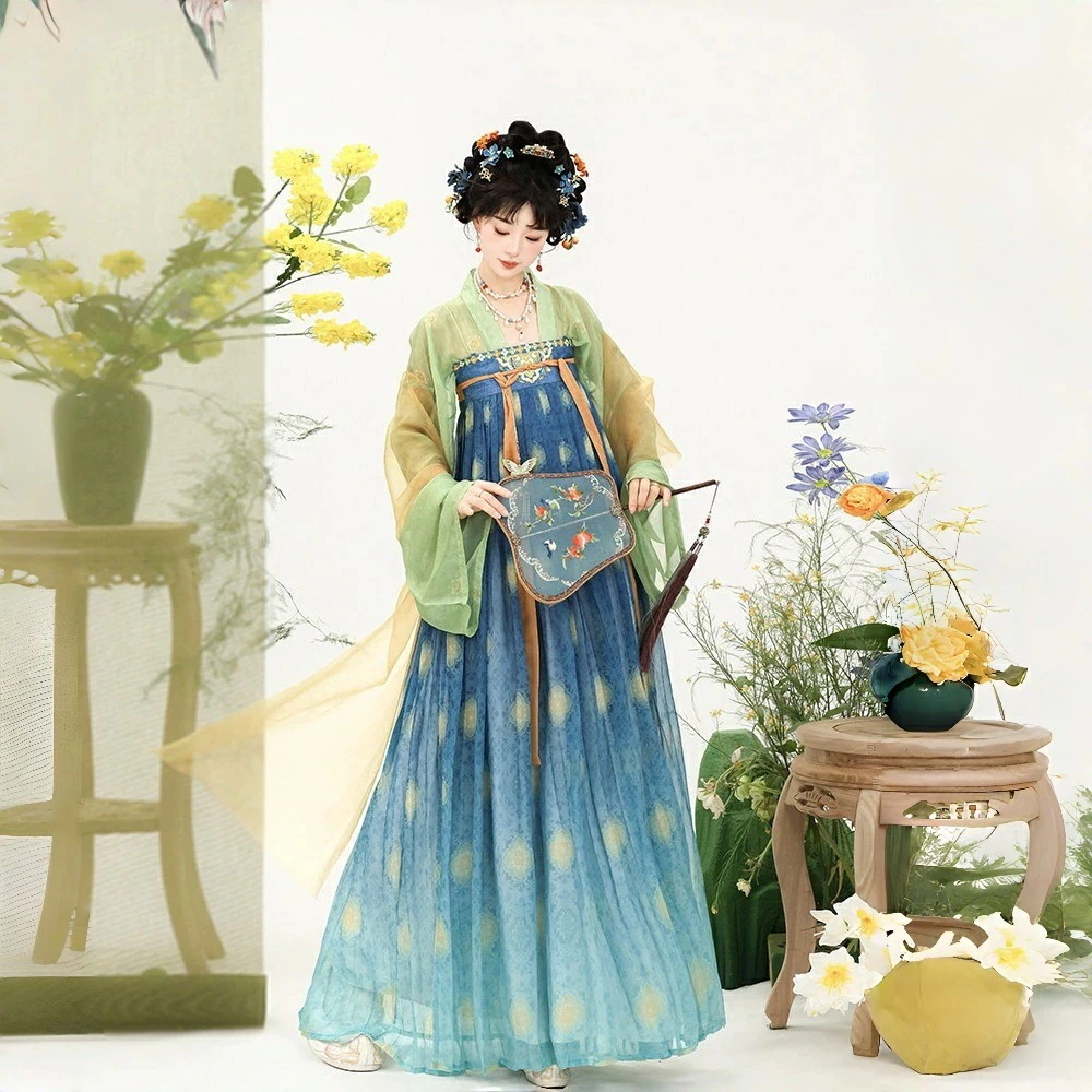 漢服 中国古風 中華服 唐装漢服 漢服仙女 チャイナ服 古風 チャイナドレス コスプレ衣装 仮装 学園祭 中国古代衣装 女性 唐装 舞台衣装 コスチューム一式 写真撮影 伝統模様