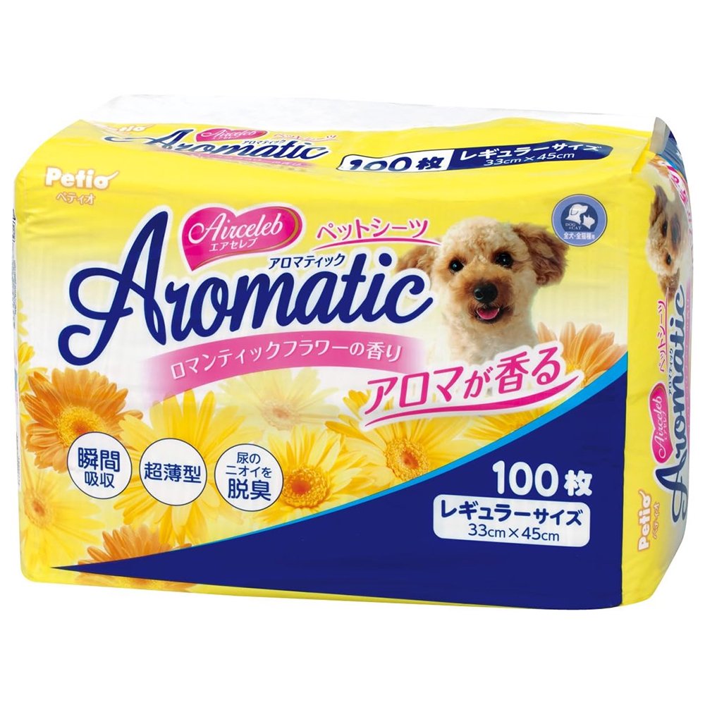 エアセレブ　アロマティック　ペットシーツ　レギュラー　１００枚X８袋　ＣＲＣ40―25―10―10―00