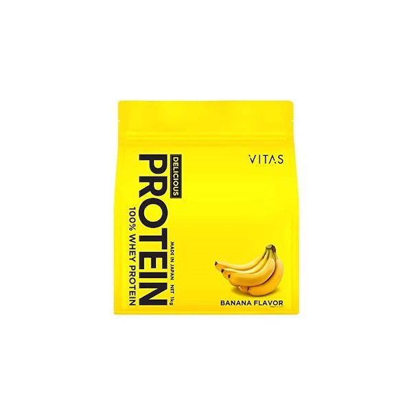 限定 クーポン10% 【バナナ1】VITAS プロテインバナナ風味 1kg