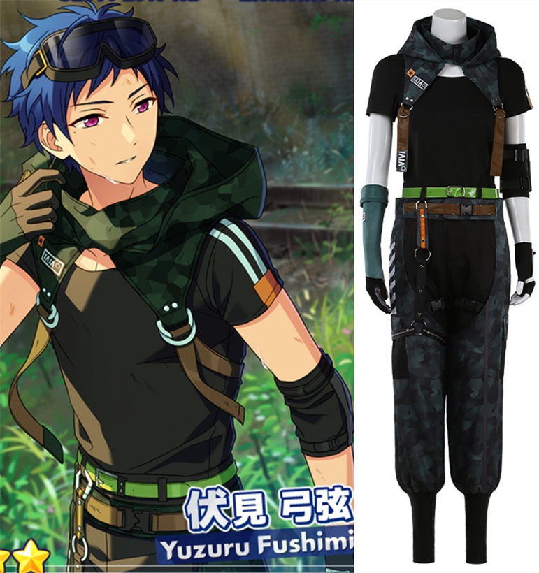 あんさんぶるスターズ スカウト前線の番犬 伏見弓弦 乱凪砂 朱桜司 七種茨 コスプレ衣装 コスチューム