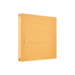 (業務用20セット) フラットファイル/紙バインダー (A4/2穴 10冊入り) ヨコ型 イエロー(黄) D018J-YL