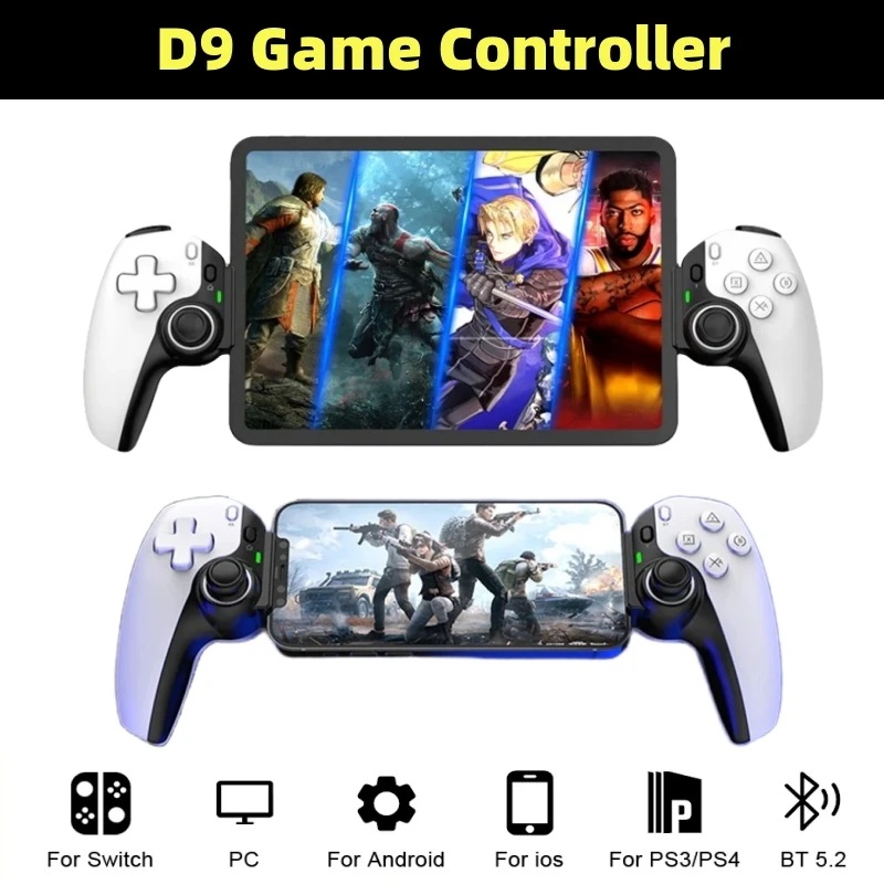 Android,iOS,PC,タブレット用Bluetoothワイヤレスコントローラー