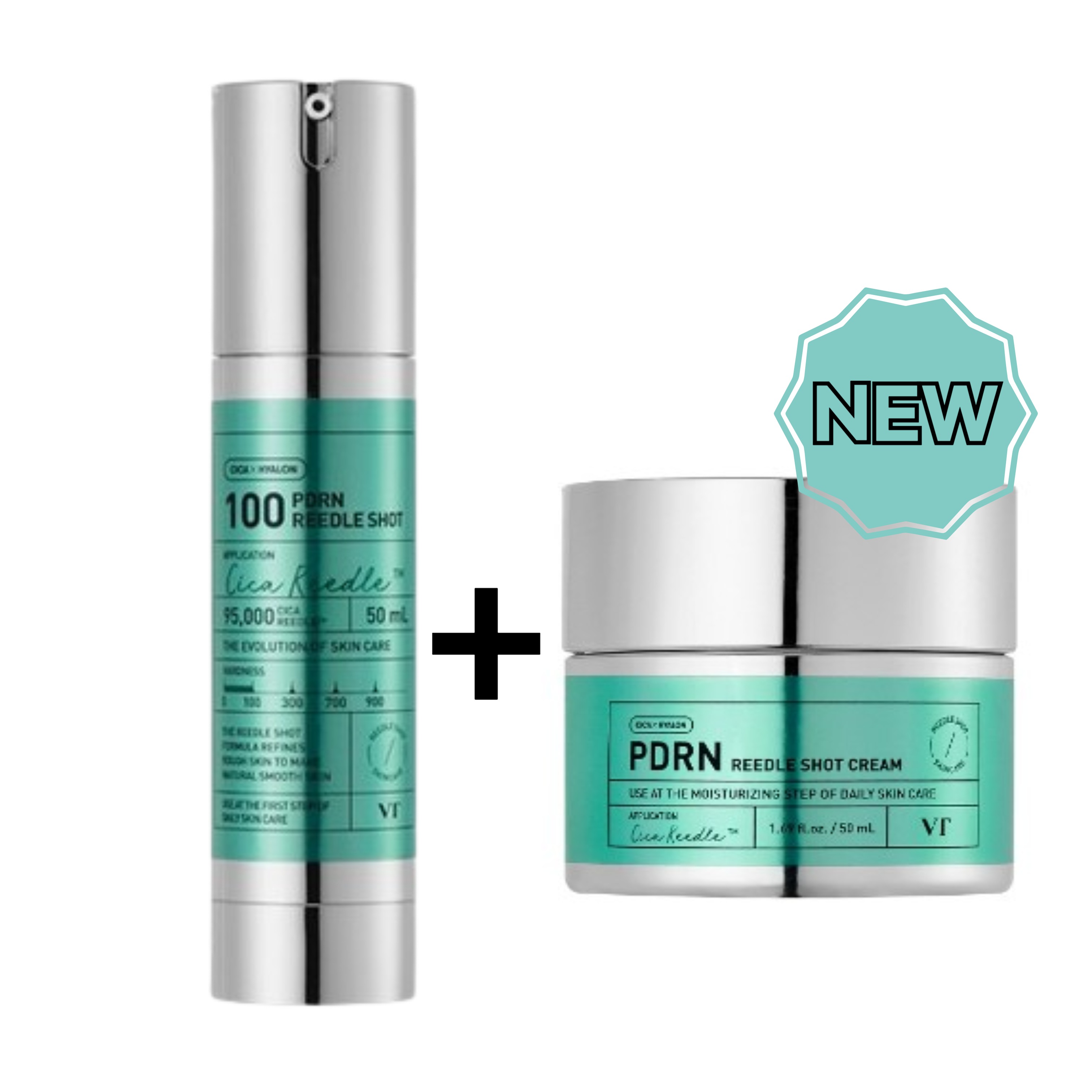 [NEW][4月新作] PDRNリードルショット100エッセンス, 50ml+PDRNクリーム50ml セット