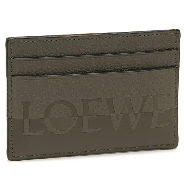 カードケース シグネチャー プレーン ロゴ カーキグリーン レディース C314322X01 4158