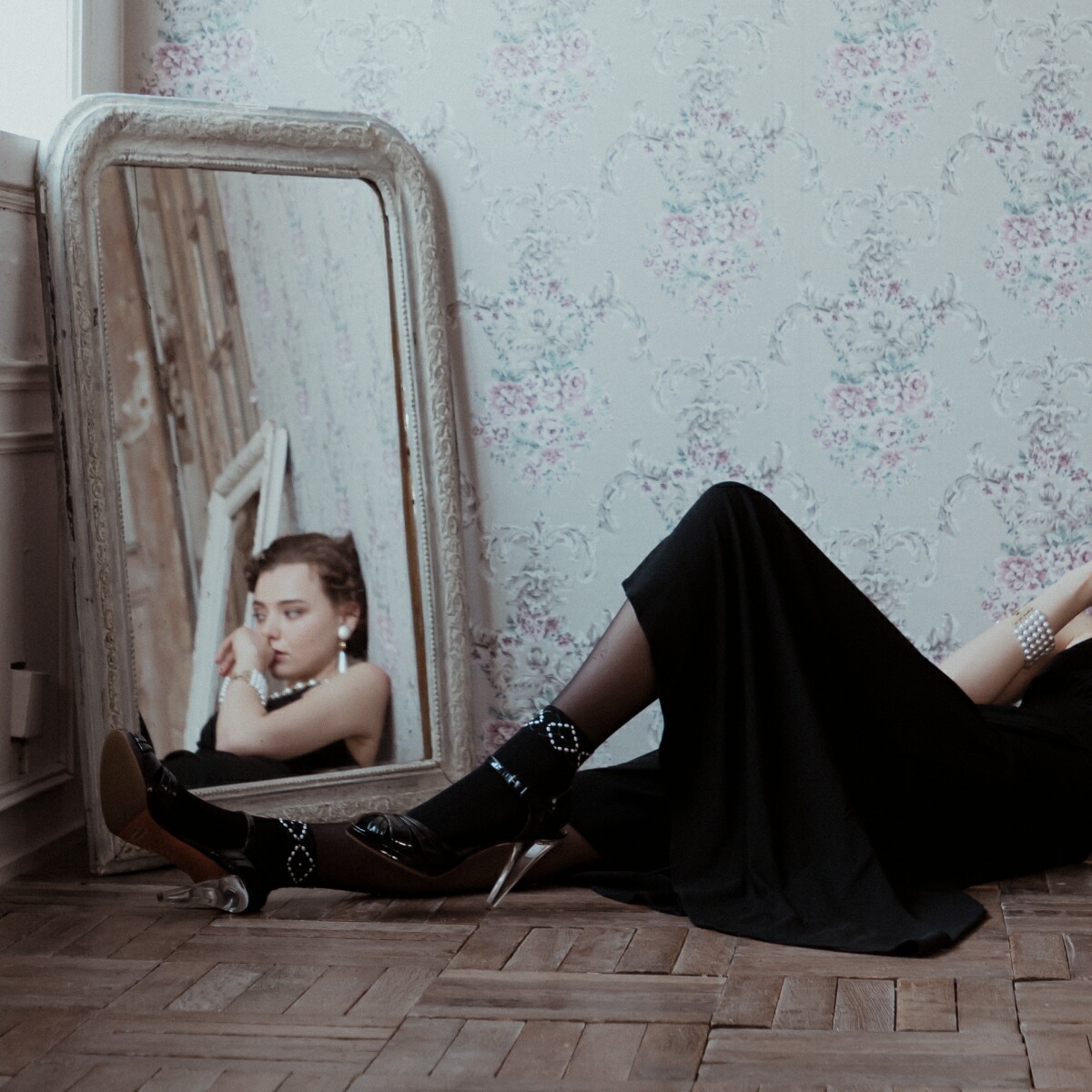 【靴下の岡本公式】Blondoll レディース ソックス パールダイヤ