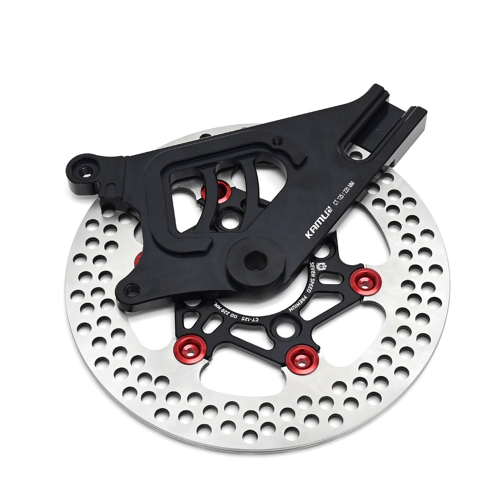 CT125 ハンターカブ JA55 JA65 リア ディスクブレーキ オーバーディスク 220 制動力向上 サポート付き セミ フローティング