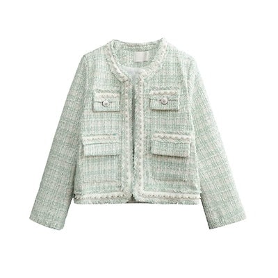 【美品】ANAYI カラミノーカラージャケット 36 美品】ANAYI カラミノーカラージャケット 36 【公式通販】