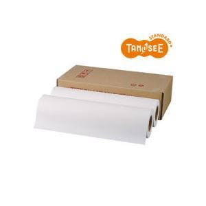 TANOSEE PPCLEDプロッタ用普通紙ロール A2（420mm150m） テープ止め 1箱（2本）