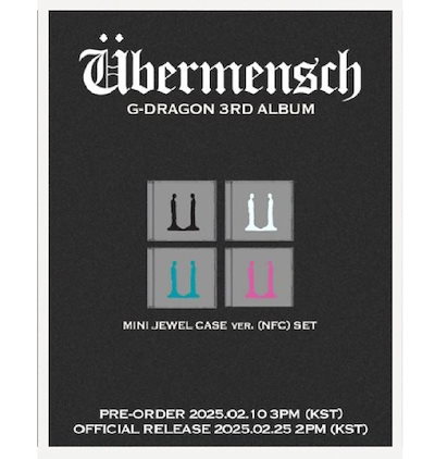 G-DRAGON (from BIGBANG)/UBERMENSCH: 3rd Album (MINI JEWEL