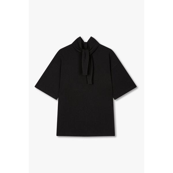 スカーフ切開半袖Tシャツ 9105222171099