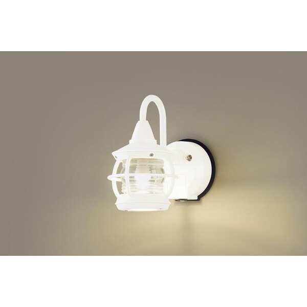 LGWC85218F ホワイト/透明 洋風LEDポーチライト (電球色)