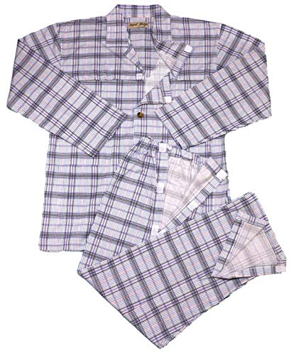 trust map 介護 パジャマ 全開タイプ メンズ 男性用 夏用 薄手 天竺 綿100% 要介護 寝たきり 入院 点滴 お着替え介助 (L)