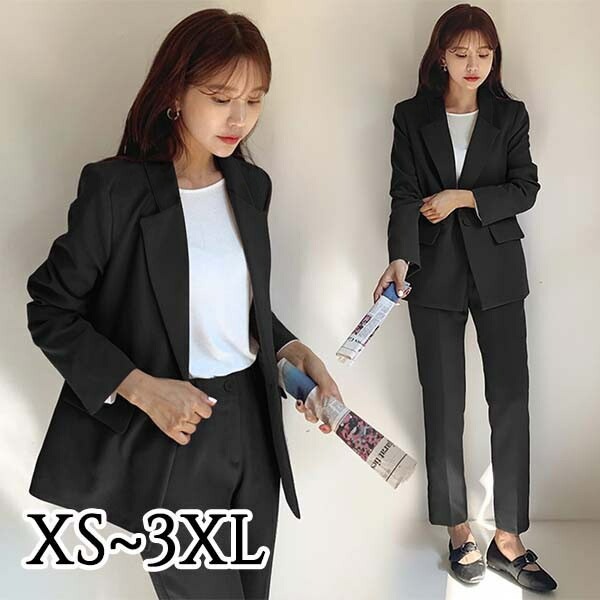 パンツスーツ レディース かっこいい セットアップ カジュアル ビジネススーツ 着痩せ 転職 成人式 春秋冬 卒業式 入学式 入園式 卒園式 ママ 母 母親 親 七五三 通勤 OL 女性 仕事 ジャケ