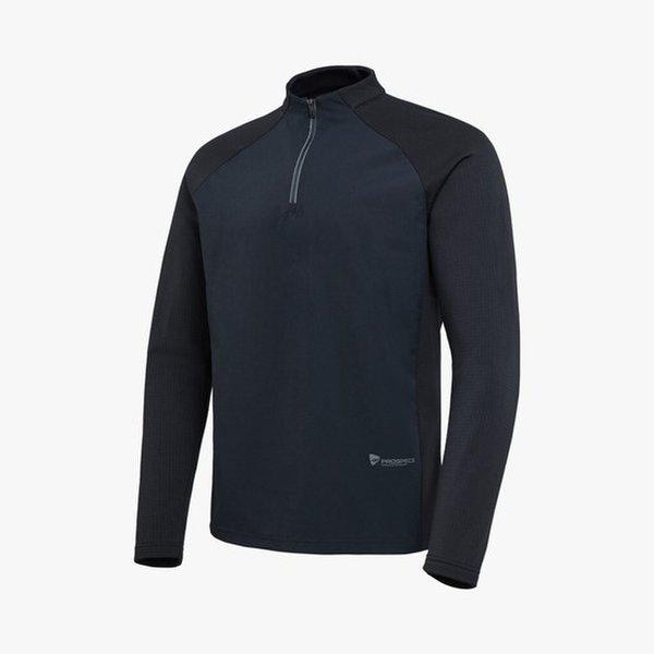 男性ハイブリッドジップアップTシャツPW3MF24W202 GJA