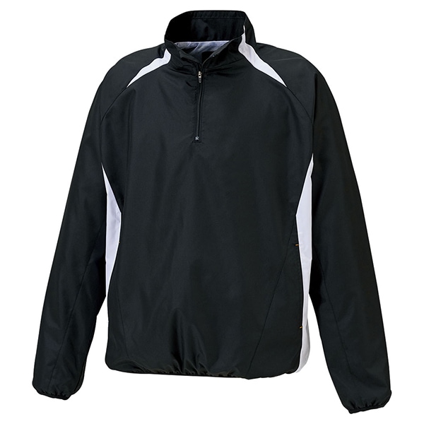 ゼット 野球ウエア 長袖ハーフジップジャンパー ブラック/ホワイトA M BOV335 1911A 6,391円