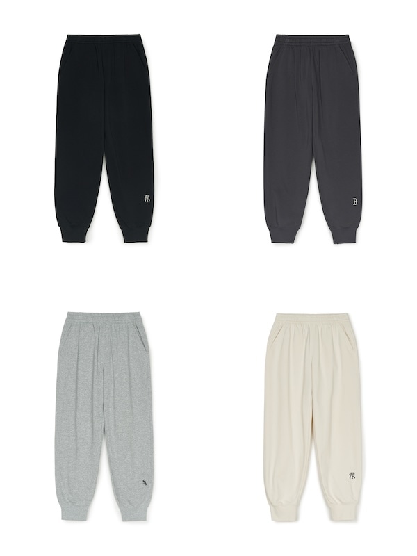 3APTB0151 正規品保証 関税負担なし 韓国限定販売 男女共用 [25S新商品]ベーシック スモールロゴ ジョガーパンツ ニューヨークヤンキース
