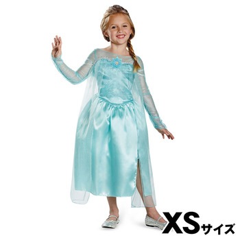 コスプレ 仮装 アナと雪の女王 エルサ 雪の女王ドレス 女の子用 XS(3T-4T) 【 コスプレ 衣装 ハロウィン 仮装 コスチューム 子供 アニメ キッズ ディズニープリンセス グッズ ドレス ア
