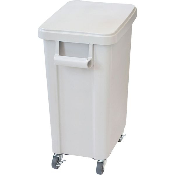 4971881160472 厨房用キャスターペール４５Ｌ 排水栓付 グレー