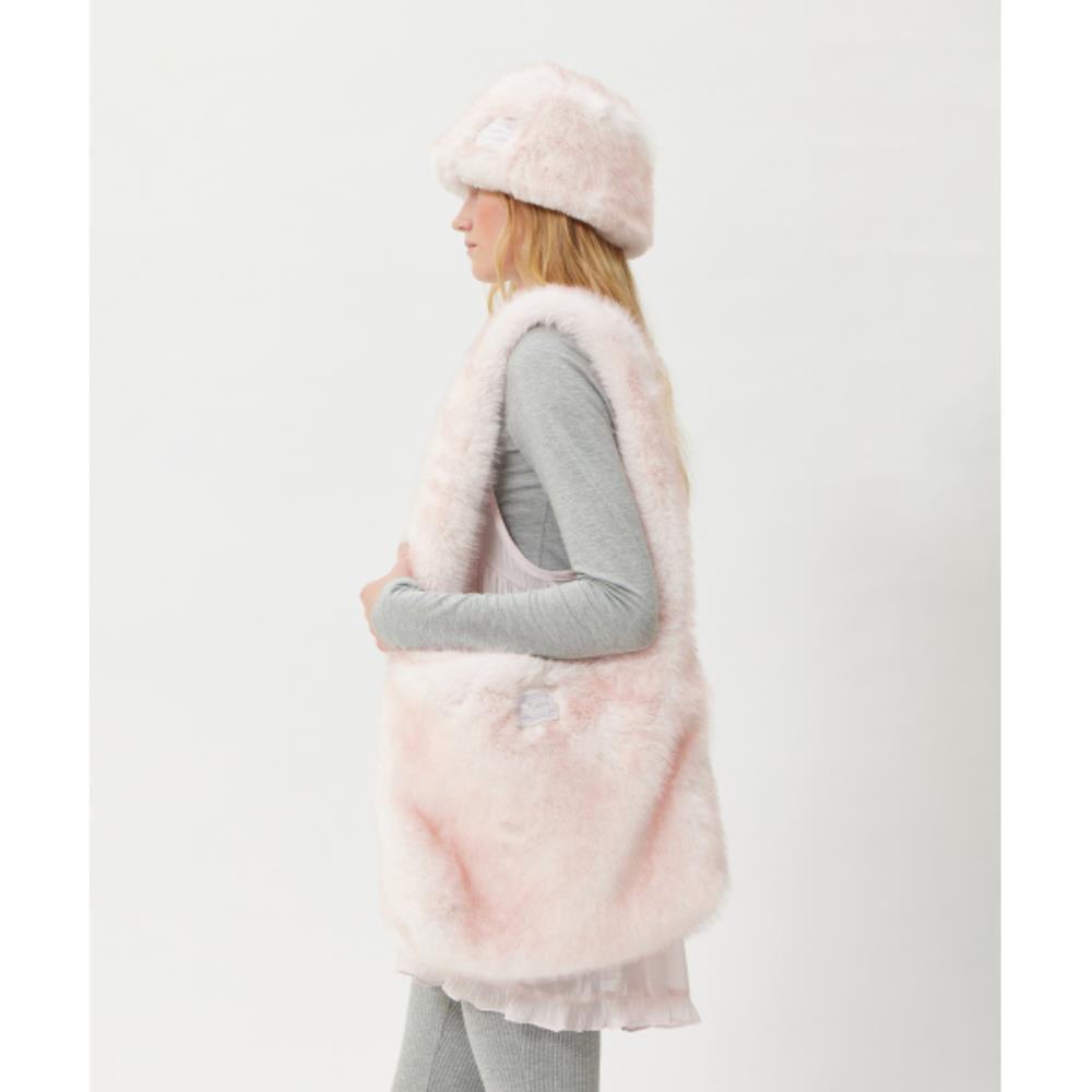 fogdawn Haze Fur Shoulder Bag pink DA24FBG001PN
