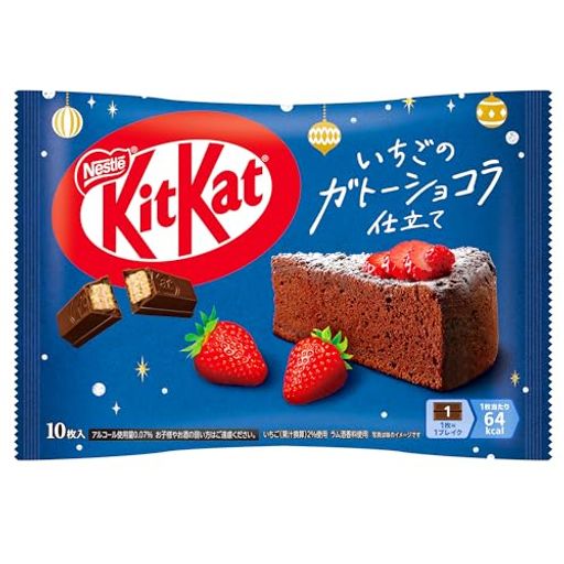 ネスレ KKT キットカット いちごのガトーショコラ仕立て 10枚×12枚