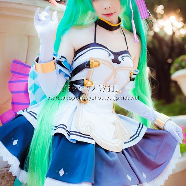 初音ミク 風 コスプレ衣装 ウィッグ 靴 cosplay チャイナドレス コスチューム パーティーグ