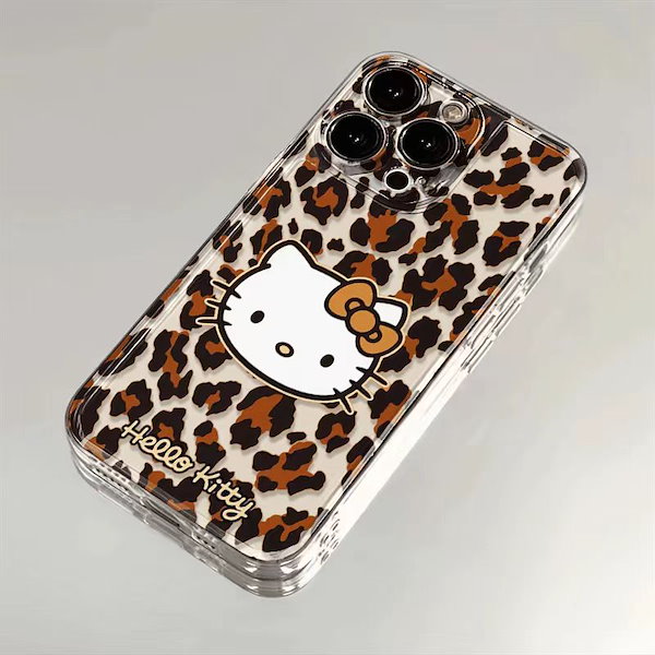 Qoo10] キティちゃん iphoneケース ヒョウ