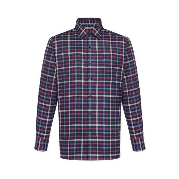 裏起毛ポリ混紡イージーケアミディアムチェックシャツ__DKW3SHCL121N1 9,542円