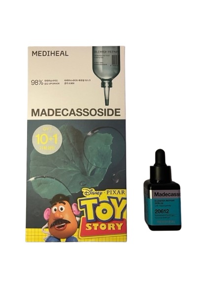 マデカソサイド エッションセル マスク 跡 リペア 10+1枚 + リペア セラム 40ml +トイストーリー エディション(ポーチ1+ステッカー1)
