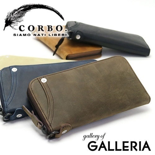 コルボ CORBO 財布 コルボ ラウンドファスナー 長財布 メンズ 革 corbo. CLAY works HORSE 8JF-9980