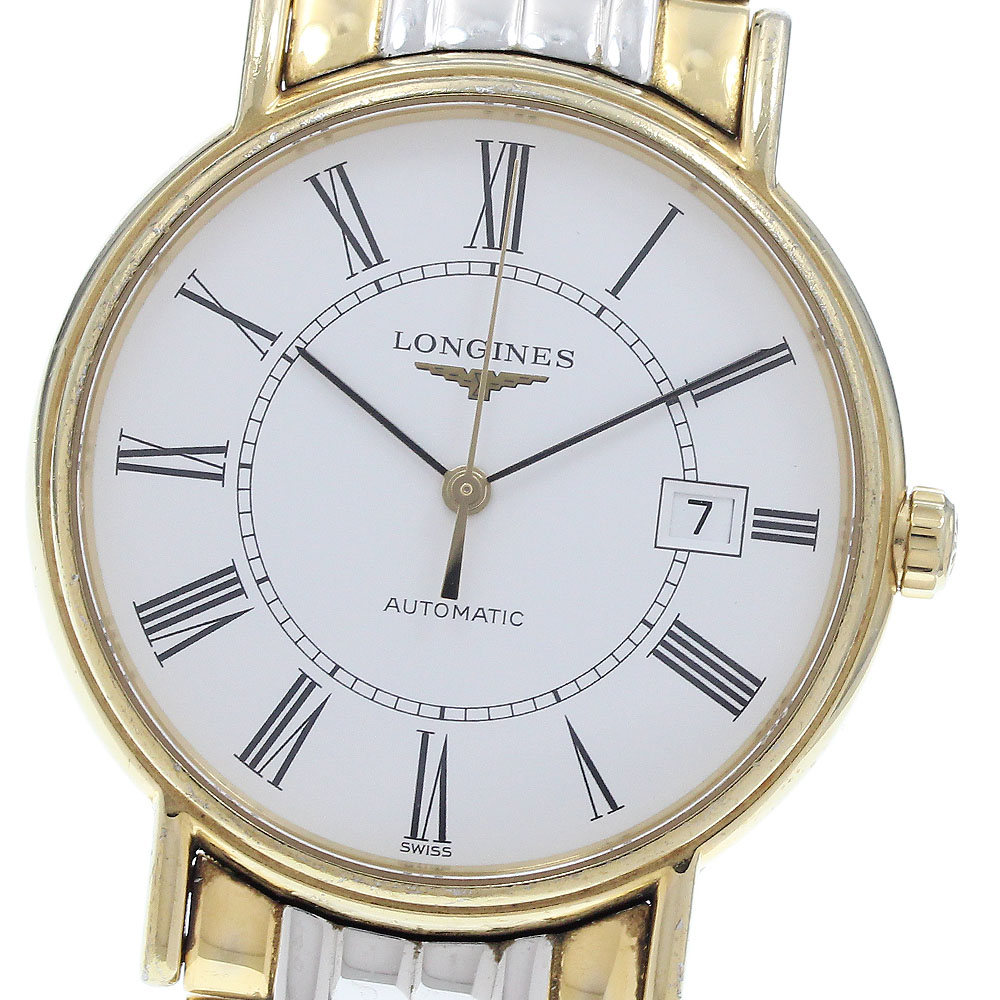 ロンジン LONGINES L4.921.2 プレザンス デイト 自動巻き メンズ _942508【中古】