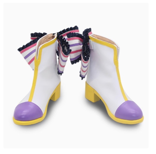 プリティーリズム・オーロラドリーム プリパラ 北条そふぃ ほうじょうソフィ 風 コスペレ靴 コスプレシューズ 人気 アニメフェア 靴 イベント パーティー ブーツ