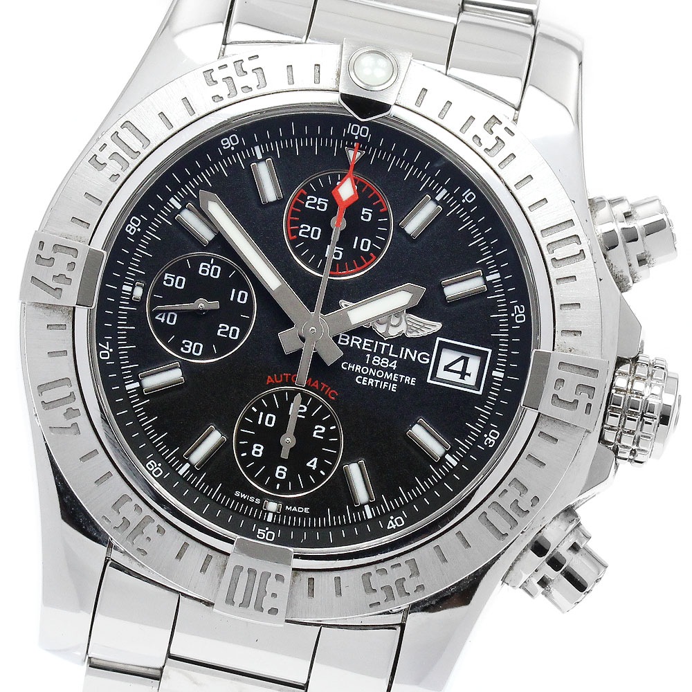 ブライトリング BREITLING A13381 アベンジャーII クロノグラフ 自動巻き メンズ 箱・保証書付き_885462【中古】