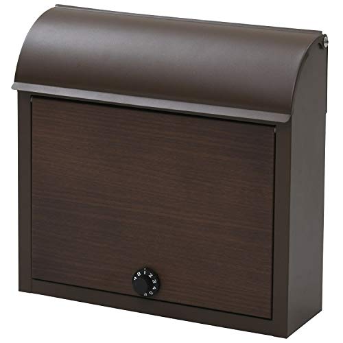 山善 メールボックス ポスト ダイヤルロック式 幅38*奥行12*高さ37cm (郵便ポスト/宅配ボ 7,123円