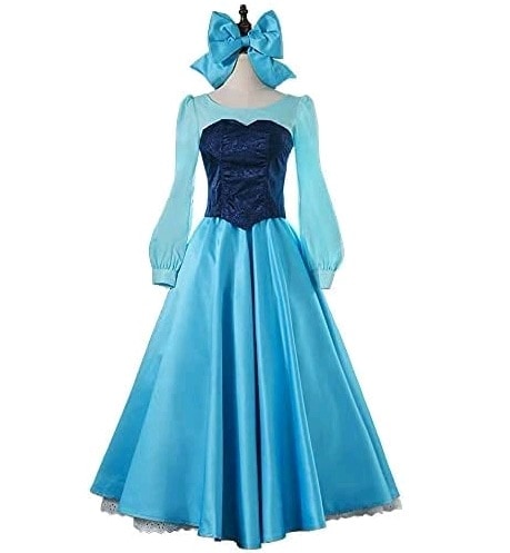 アリエル コスプレ衣装 コスチューム 大人用 ドレス ワンピース 人魚姫 コスプレ衣装