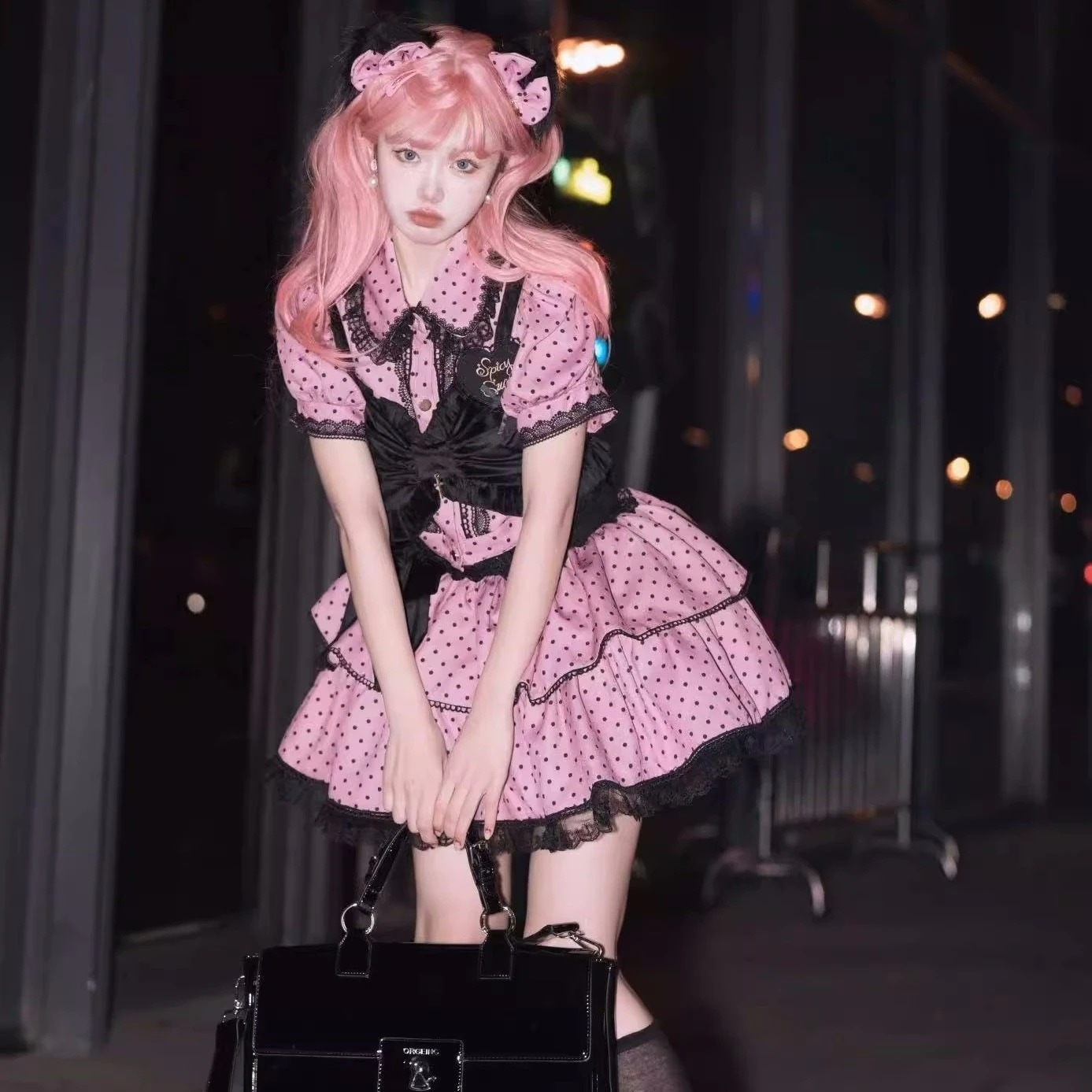 【急速発送】ギャル3点セット2段ケーキスカートセットスカートメイド服秋の万能アイテム 6,813円