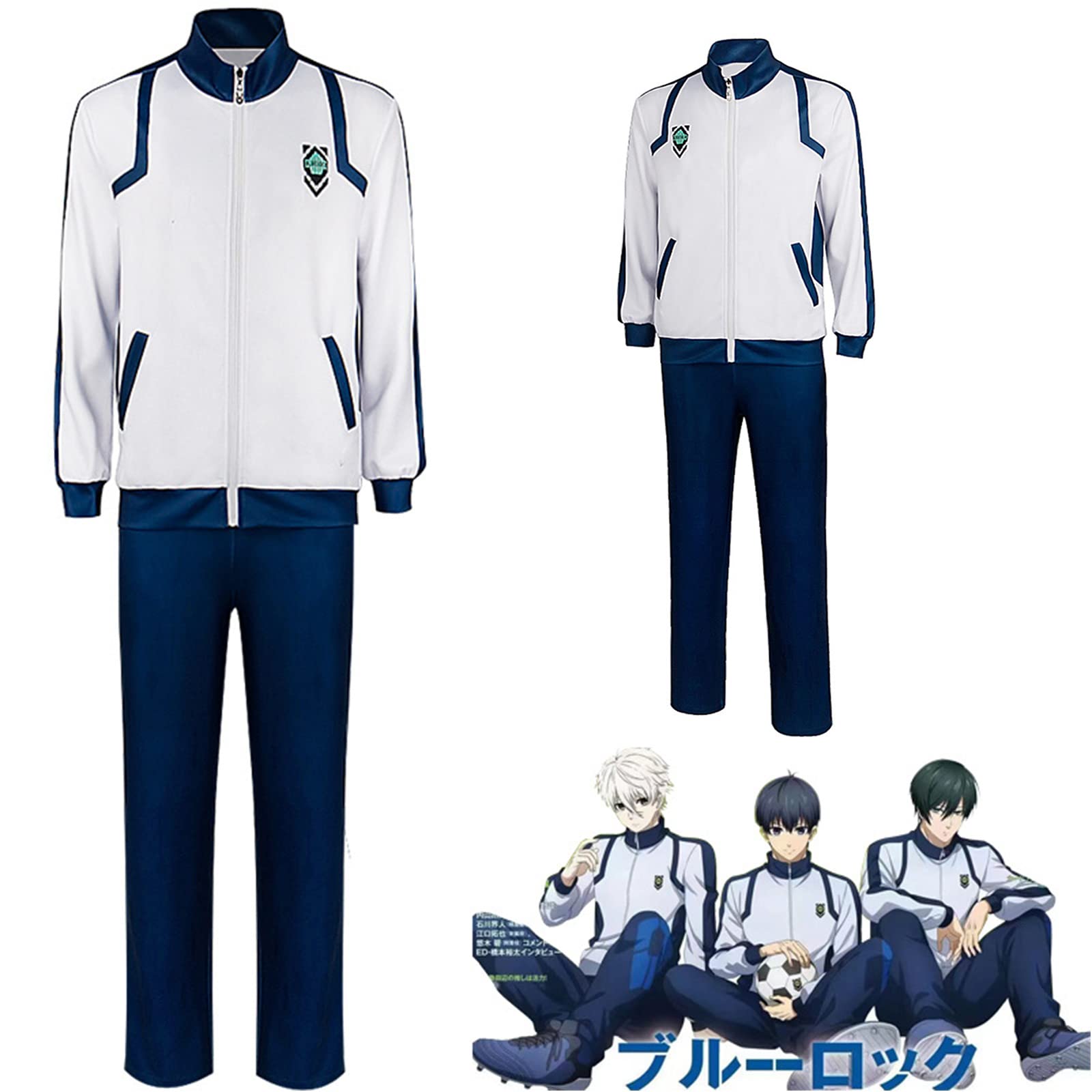 ブルロク コスプレ ジャージ 潔世一 ブルーロック コスプレ 凪誠士郎 ブルロク 運動服 蜂楽廻 ブルーロック コスプレ衣装 糸師凛 ブルロク ユニフォーム 千切豹馬 御影玲王 國 94489
