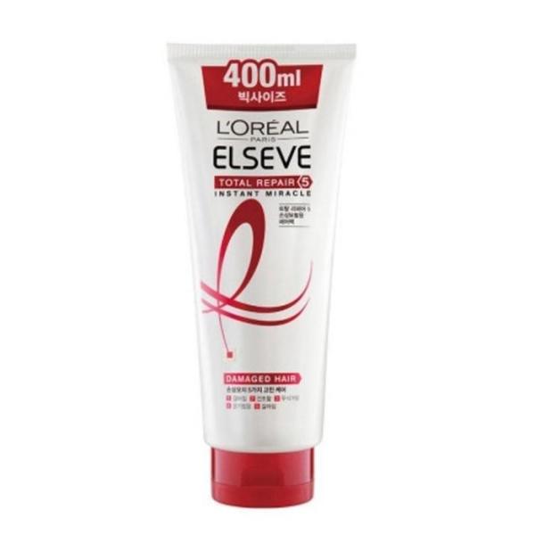 ロレアル パリ トータルリペア5 インスタント ミラクル ヘアパック 400ml x2