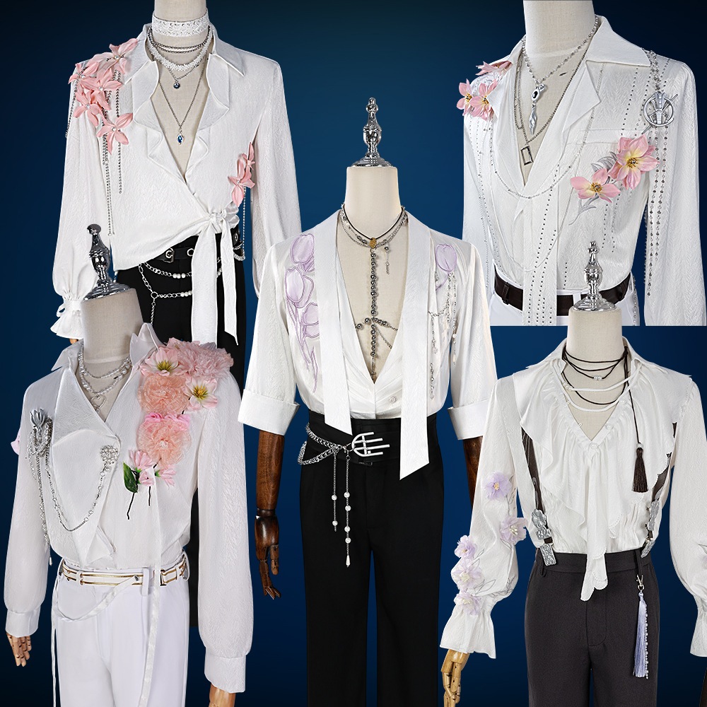 恋と深空cos服夏は昼の浮花で雲鳥を載せて花をくわえます