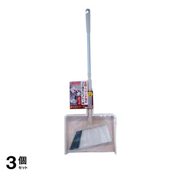アイワ ひとり立ち溝ちりトリーナ(ほうき+ちりとり) 1組入 3個セット
