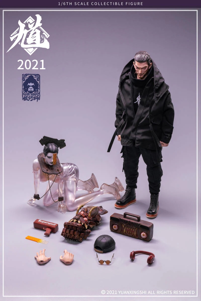 SALE!新品未開封猿行師 1/6 モダンなゴーストバスター 鍾馗 DX 典藏バージョンZSNG-001S YUANXINGSHI フィギュア TOYS