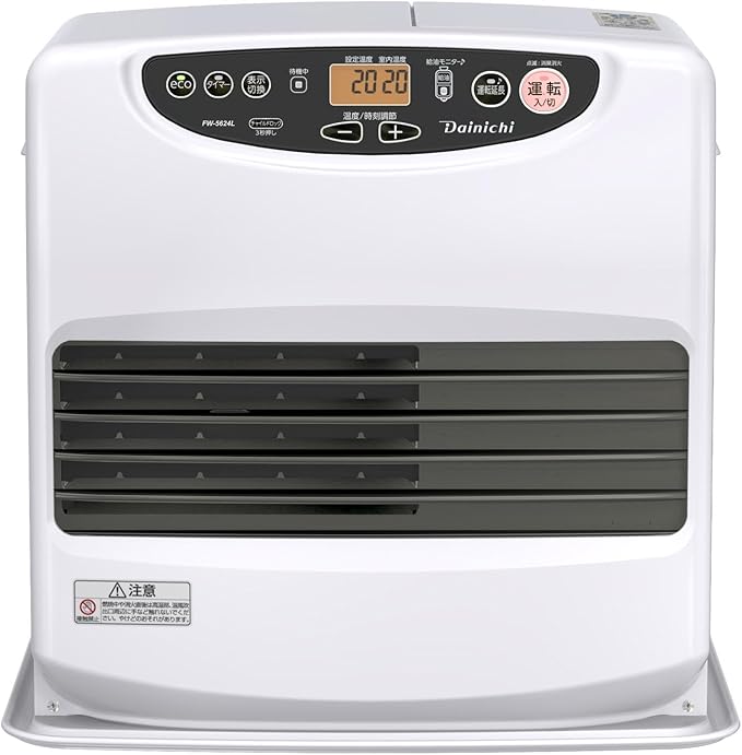 石油ファンヒーター (木造15畳まで/コンクリート20畳まで) Lタイプ ム－ンホワイト FW-5624L-W