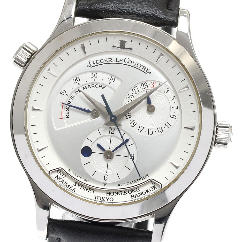 ジャガー・ルクルト JAEGER-LECOULTRE 142.8.92/Q1428420 マスタージオグラフィーク パワーリザーブ 自動巻き メンズ _880077【中古】