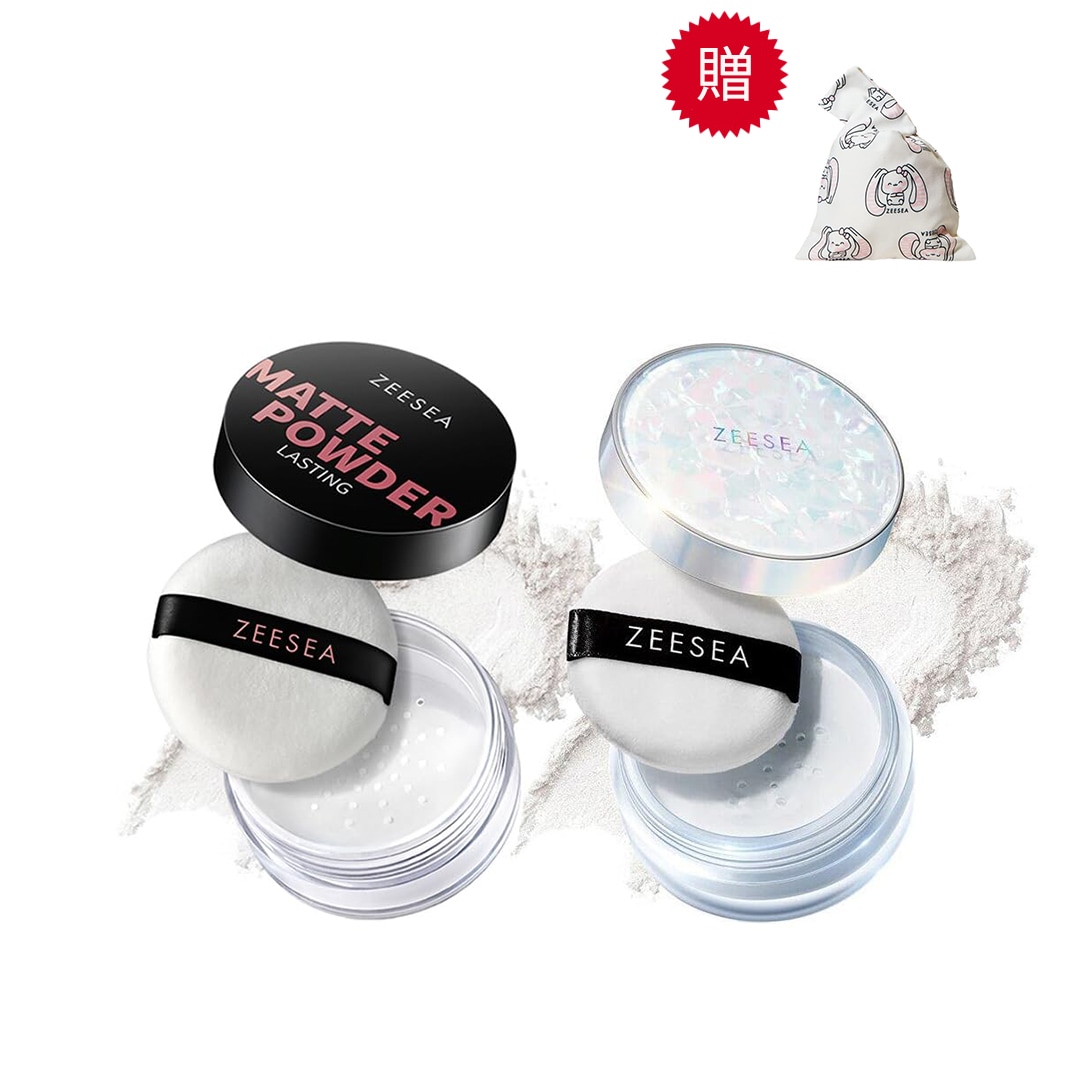 限定キャンバスバッグ大容量22gのオイルコントロールマットルースパウダーと15gの「0」パウダー状オイルコントロールルースパウダー(B01)が付属します