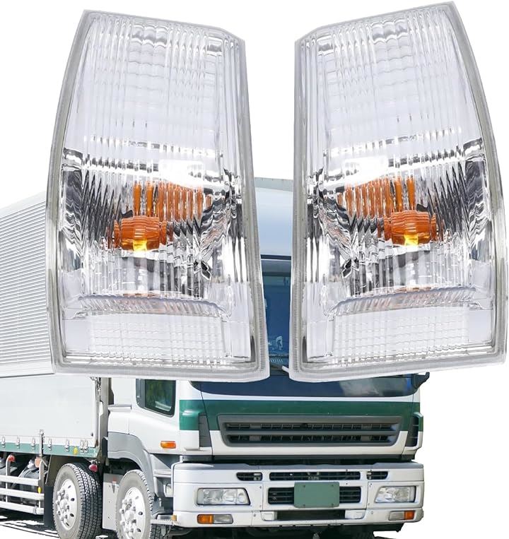 ブルーテック キャンター トラック 三菱 ふそう ランプ ライト レンズ ウィンカー 汎用 社外品 FBA00/20/30/50/60 FEA20/50/80 FGA20( 左右セット)